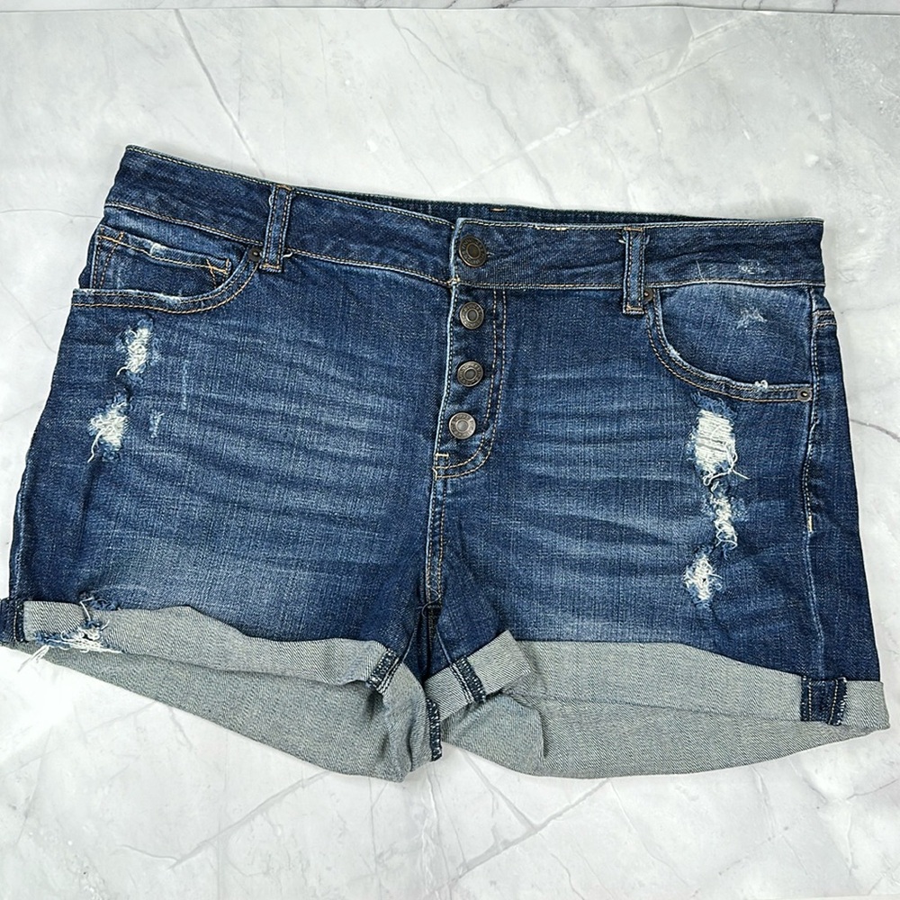 Maurices Distressed Denim Shorts